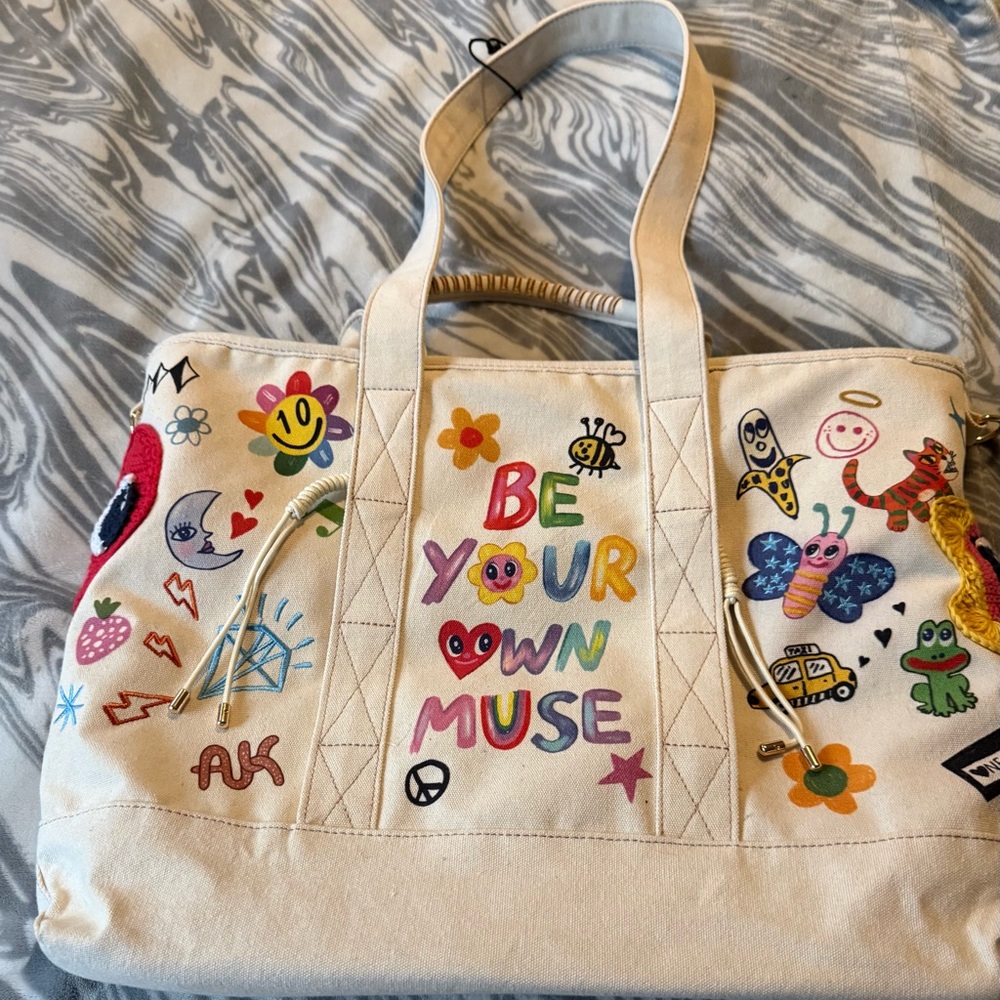 Aimee Kestenberg Multicolored Canvas Tote